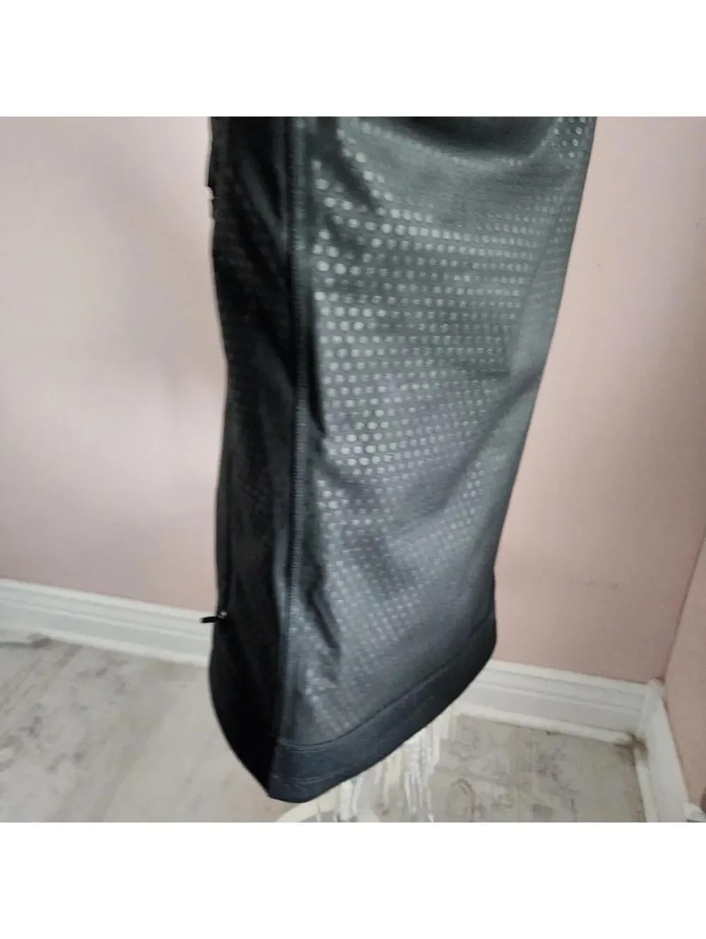 The North Face Men’s L Black Polka Dot Hooded Softshell Jacket Flawless